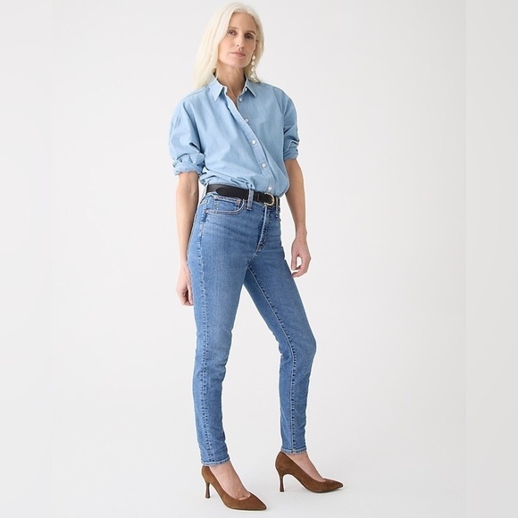 J. Crew 9” Mid Rise Toothpick Ankle Skinny - Picture 1 of 9